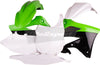 Polisport Plastic Fender Body Kit Set Green White Black 
Kawasaki KX450F