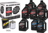 Maxima M8 Engine Synthetic Motor Oil Change Kit w Chrome Filter 20W50