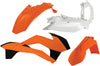 Acerbis Plastic Fender Body Kit Orange Black White