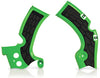ACERBIS X Grip Frame Guards Green Black