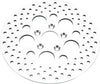 Harddrive Drilled Rear Brake Rotor Disc Stainless Polished 11.5in. CS