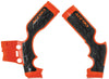 ACERBIS X Grip Frame Guards Orange Black